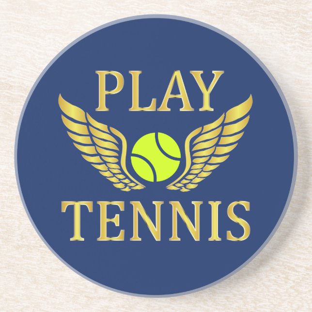 Play tennis coaster (Front)