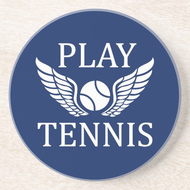 Play tennis coaster (Front)