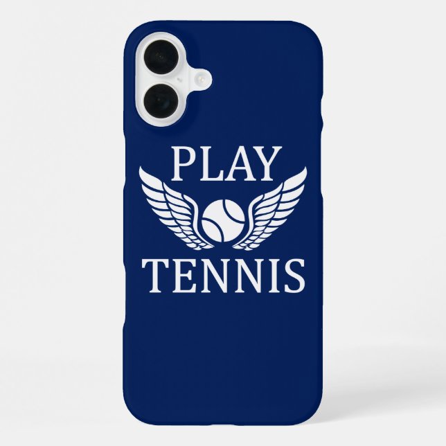 Play tennis iPhone case (Back)