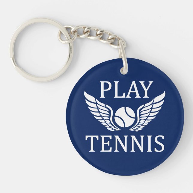 Play tennis key ring (Front)