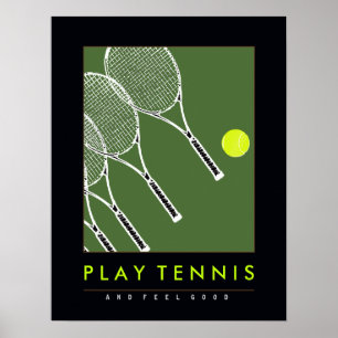 play tennis poster
