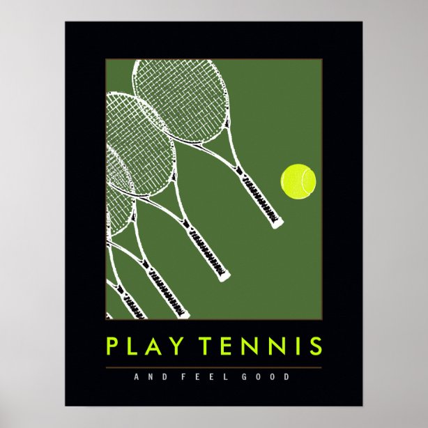 Tennis Posters & Photo Prints Zazzle AU