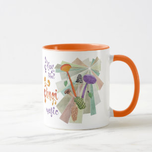 Play that Fungi Music (mushroom bagpipes II) Mug