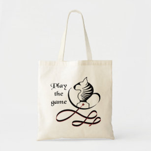 Play the GAME Bull Terrier Tote Bag