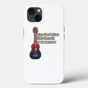 Play the guitar like there is no tomorrow. retro iPhone 13 case