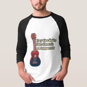 Play the guitar like there is no tomorrow. retro T-Shirt