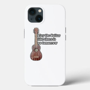 Play the guitar like there is no tomorrow. vintage iPhone 13 case