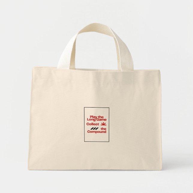 Play the Long Game Mini Tote  (Front)