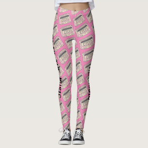 play the music cassette leggings