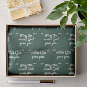 'Play the Round God Gave You' Christian Golfers Tissue Paper