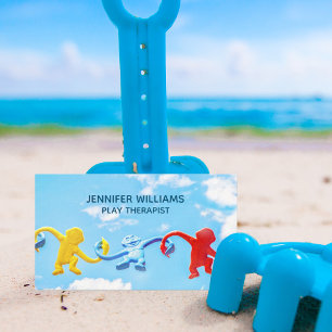 Play Therapist Child Psychologist Blue Sky Toys Business Card