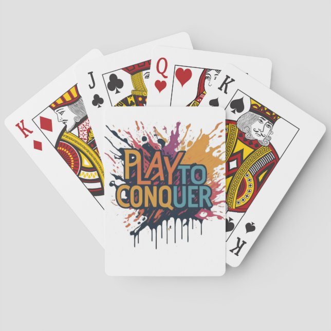 Play to Conquer Playing Cards (Back)