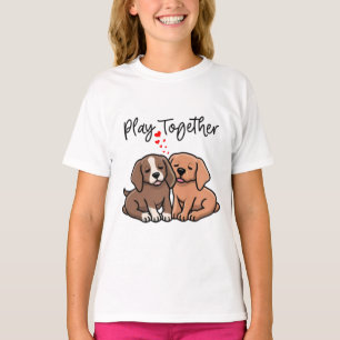 Play Together design for girls T-Shirt