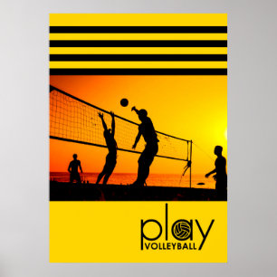 Play Volleyball Poster