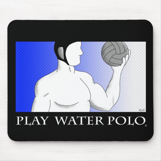 Play Water Polo Mouse Pad (Front)