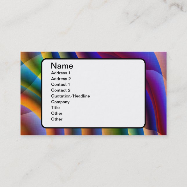 Play With Colours Business Card (Front)