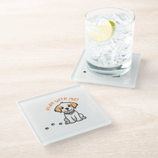 Play With Me Glass Coaster