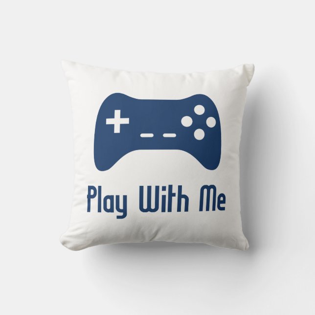 Play With Me Video Game Cushion (Front)