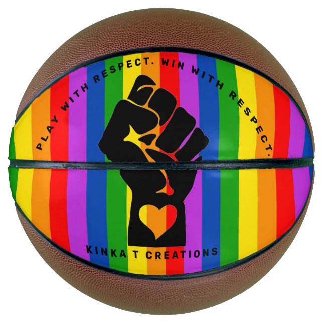 Play With Respect. Win With Respect. Basketball (Front)