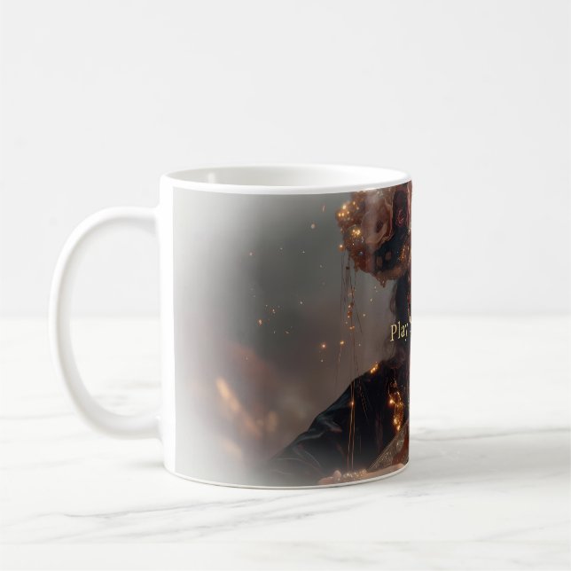 🎵 Play Your Magic Glowing Fantasy Art Mug (Left)