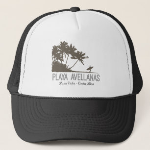 Playa Avellanas Costa Rica Surfing Surfer Trucker Hat