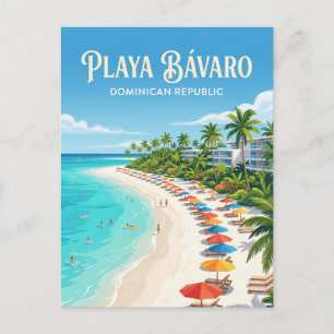 Playa Bávaro Dominican Republic Postcard