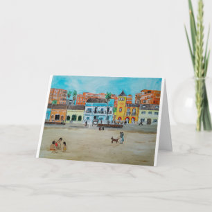 Playa de la Malvarrosa Painting by Alfred Fox Card