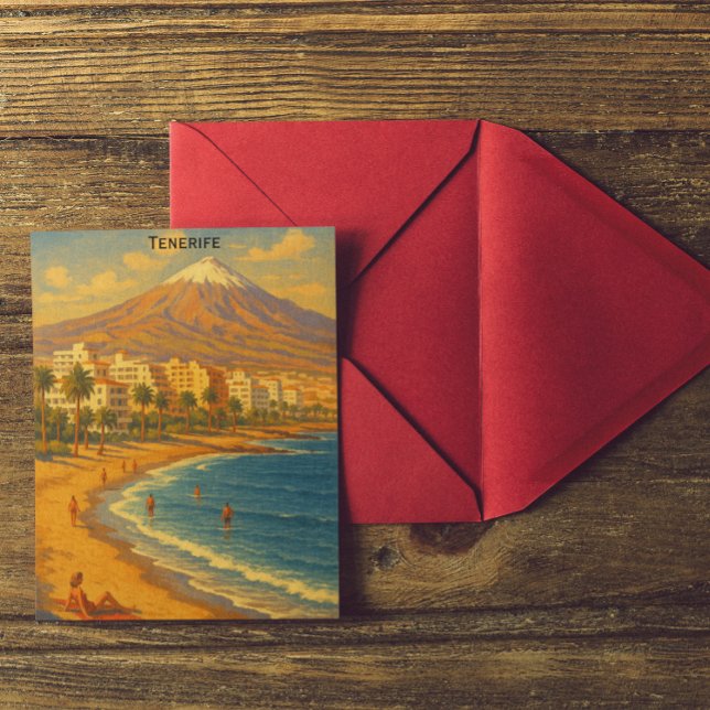 Playa de las Américas, Tenerife Vintage Travel Postcard (Playa de las Américas, Tenerife Vintage Travel Postcard)