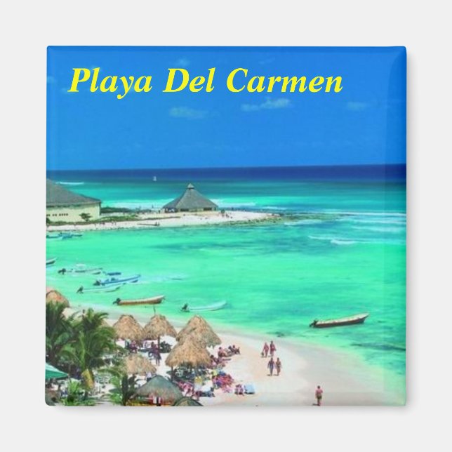 Playa Del Carmen fridge magnet (Front)