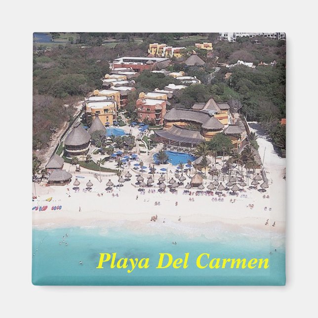 playa del carmen magnet (Front)