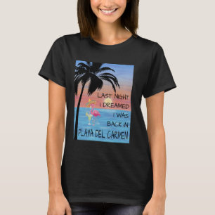 Playa del Carmen Mexico Dream Flamingo Adventure M T-Shirt
