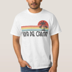 Playa del Carmen Mexico - Mexican Beach Retro Suns T-Shirt