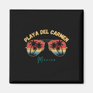 Playa Del Carmen Mexico Souvenir Surfboard Magnet
