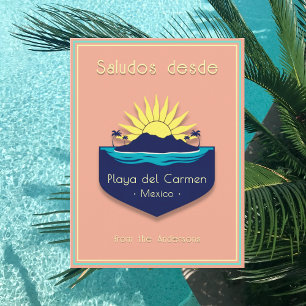 Playa del Carmen Mexico vacation Postcard