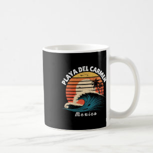 Playa Del Carmen Mexico Women Men Surfboarding  Coffee Mug