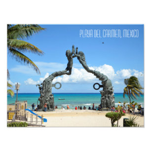 Playa del Carmen Riviera Maya Mexico Travel Photo Print