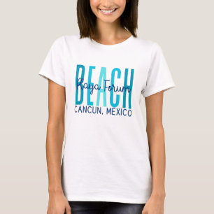 Playa Forum Beach Cancun Mexico (Ocean) T-Shirt