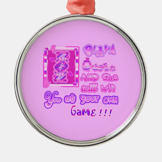 playa queen ceramic ornament (Front)