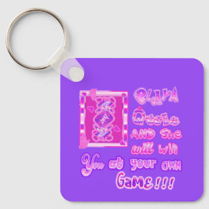 playa queen key ring