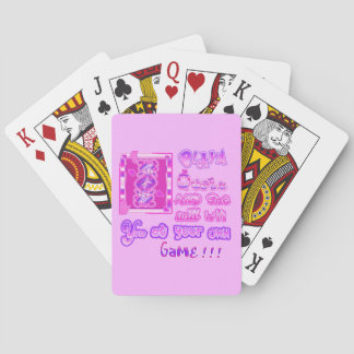 Playa queen playing cards