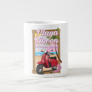 Playa Rincon Dominican Republic Large Coffee Mug