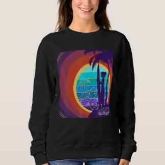 Playa Tola Rivas Nicaragua Map Artesanía Craft Sou Sweatshirt