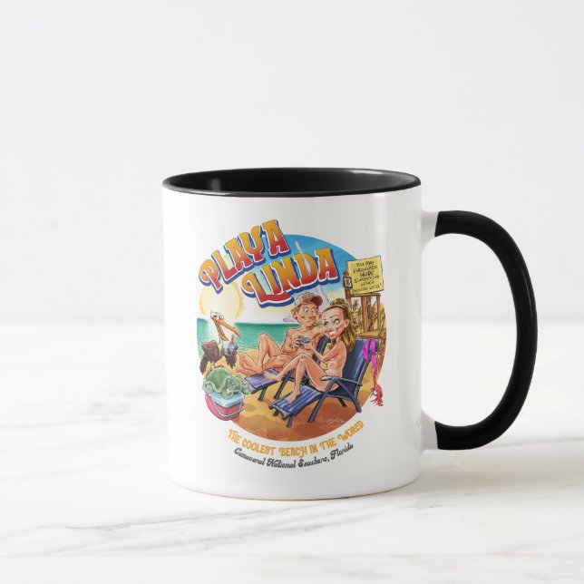 PlayaLinda Beach Coffee Mug (Right)