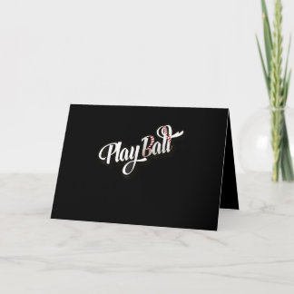 Playball Baseball And Softball Card