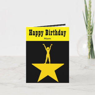 Playbill Inspired Birthday card