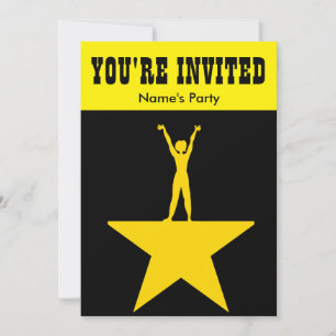 Playbill Inspired Invitation