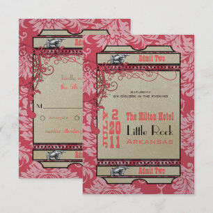 Playbill Ticket RSVP (3.5 x 5) Invitation