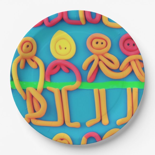 Playdough Paper Plate (Front)