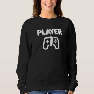 Player 1 Matching Player 1 Player 2 For Video Game Sweatshirt