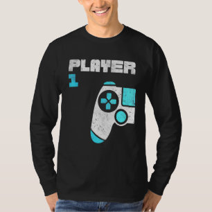 Player 1 Player 2 Gamer Matching Brothers Friends T-Shirt